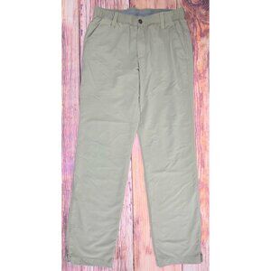 Under Armour Mens Khaki Golf Pants Size 34x34 Nylon/Polyester